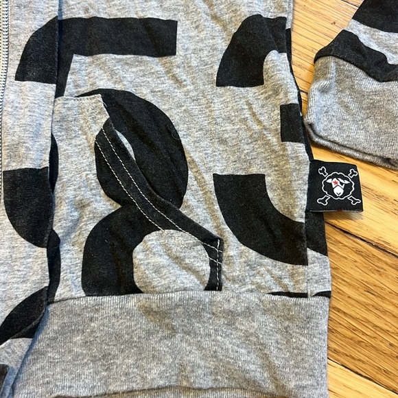 NUNUNU zip up hoodie. NWOT 12-18mos. - Picture 2 of 3